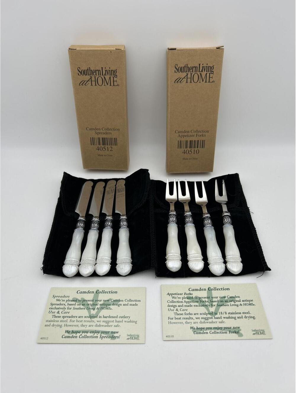 Southern Living at Home Camden Collection Appetizer Forks and Spreaders Set